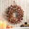 Glitzhome® 18.5" Fall Plaid Fabric Wreath